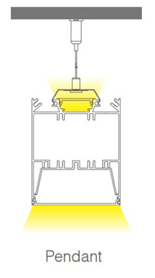 Hong Linear Light UGR 19 Прямой и отраженный свет с призматической линзой + рассеиватель ПК-01(9)