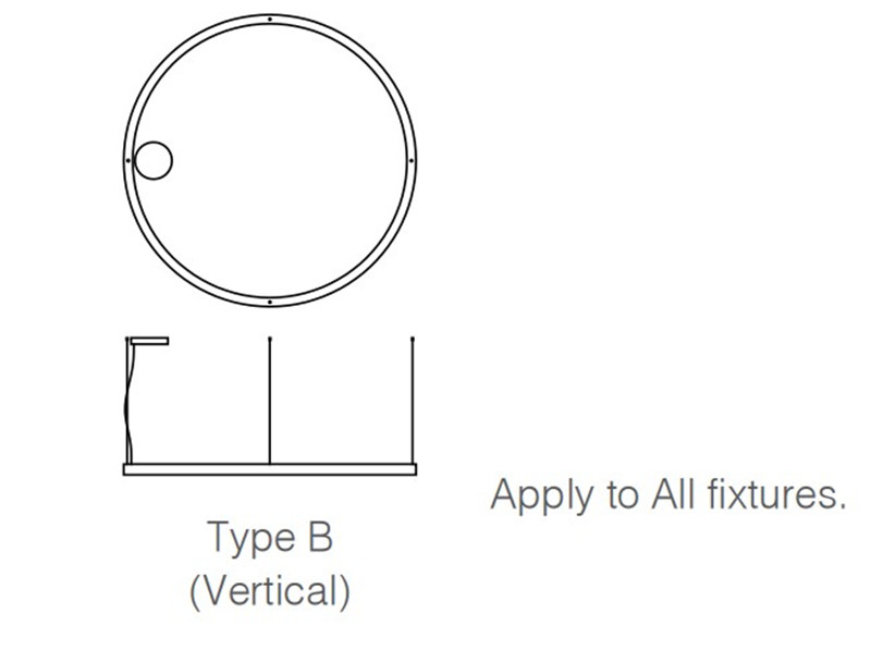 20mm width Ring LED light with diameter 600mm OLA20SL60-01 (14)