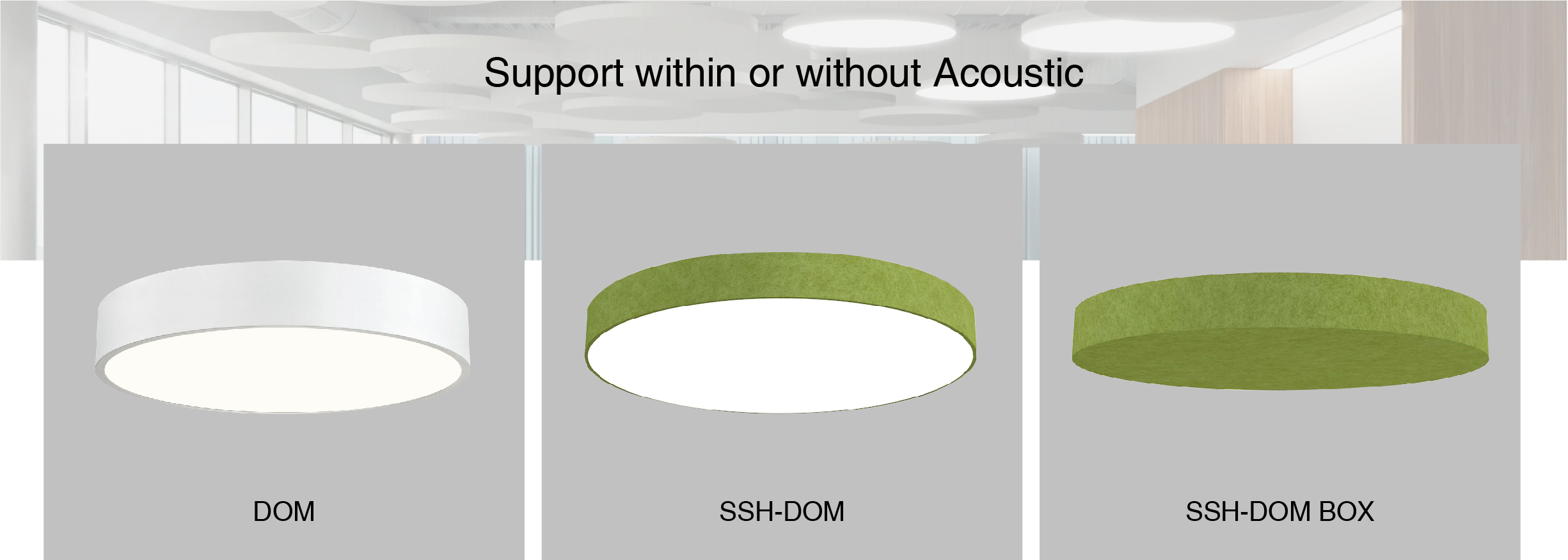 Support within or without Acoustic