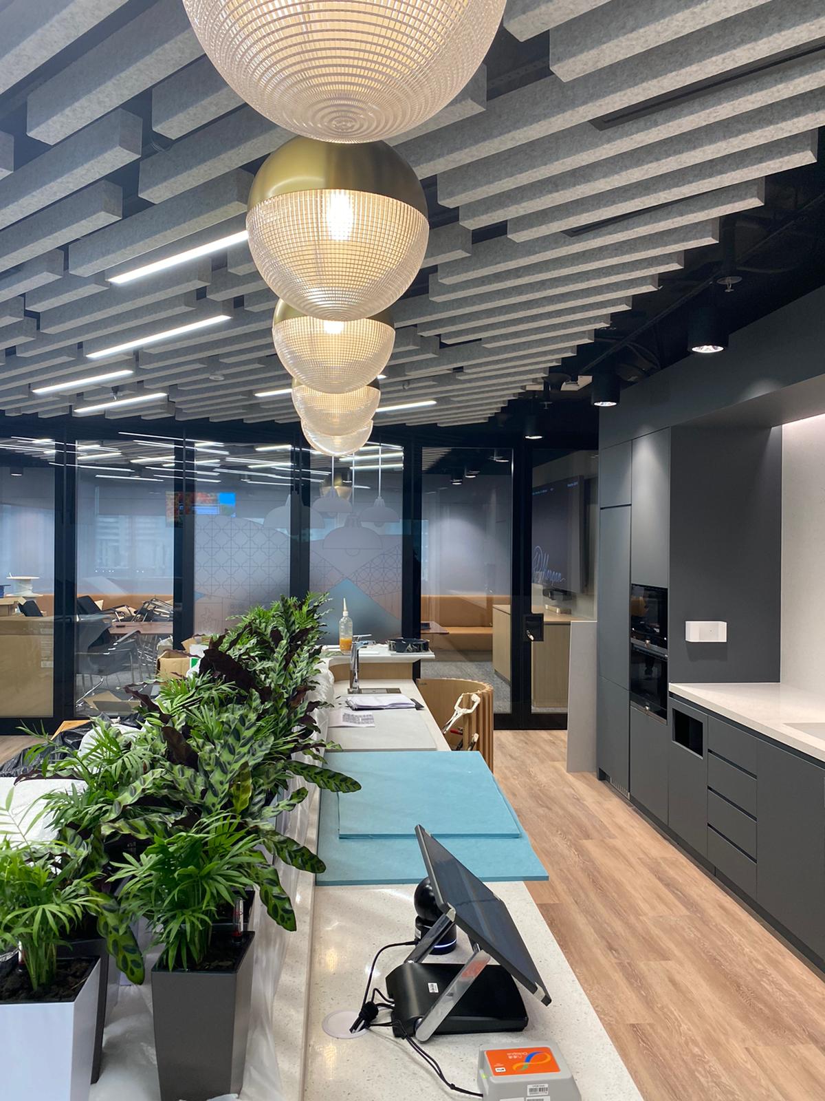 acoustic linear lighting application