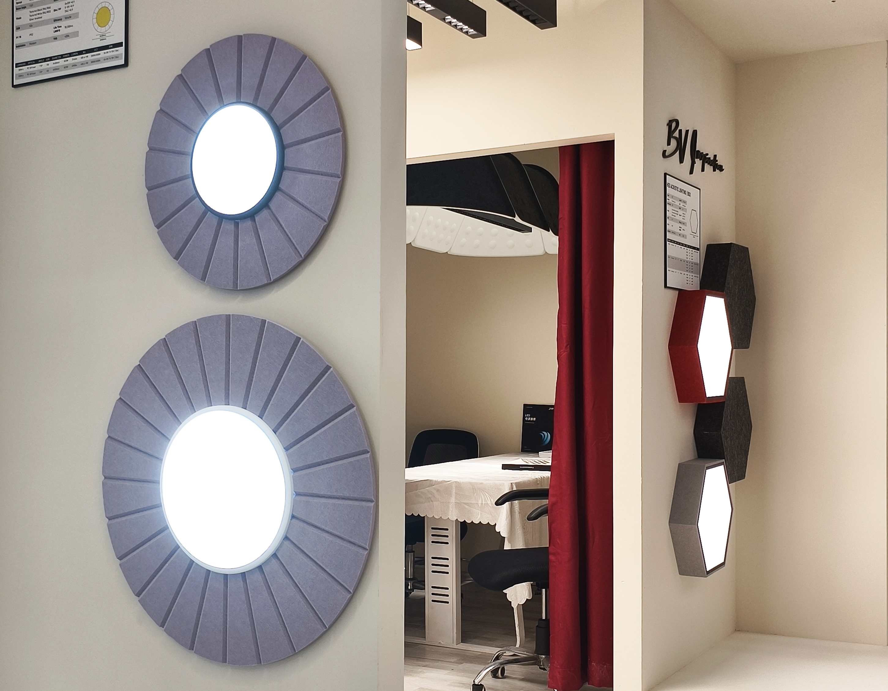 different shape sun light -
